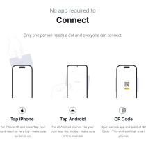 dot. Card - Tap Digital Business Card for iPhone & Android (Black)