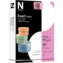 Cartes Index Neenah Exact 30% Recyclées 250 pcs 8,5x11