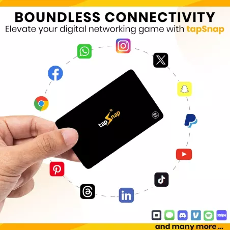 Carte de Visite Digitale NFC & QR - Sans Abonnement, Partage Illimité