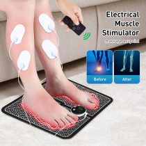 Phixnozar TENS & EMS Foot Massager with LCD Display for Muscle Relief