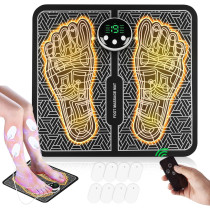 Phixnozar TENS & EMS Foot Massager with LCD Display for Muscle Relief