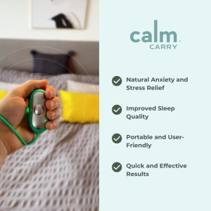 Glowco CalmCarry Sleep Aid – Portable USB Microcurrent Relaxation Tool