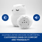 Mindfulness 'Breathing Owl' 3-in-1 Guided 4-7-8 Breathing Light, Night Light & Noise Machine for Stress & Sleep