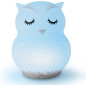 Mindfulness 'Breathing Owl' 3-in-1 Guided 4-7-8 Breathing Light, Night Light & Noise Machine for Stress & Sleep