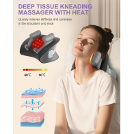 Appareil Shiatsu Cou Chauffant - Massage Électrique Portable
