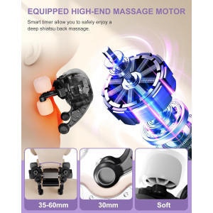 Appareil Shiatsu Cou Chauffant - Massage Électrique Portable