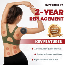 Becommend 5-in-1 Smart Cupping Therapy Set with Heat & Suction – Red