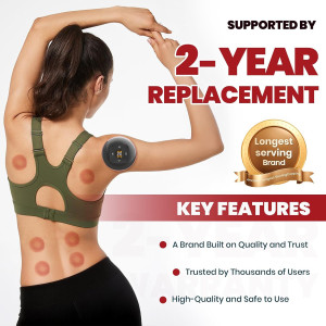 Becommend 5-in-1 Smart Cupping Therapy Set with Heat & Suction – Red