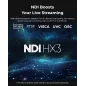 OBSBOT Tail Air NDI 4K Caméra PTZ AI avec Contrôle Gestuel, HDMI/USB-C, Streaming Vidéo Live