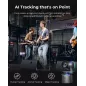 OBSBOT Tail Air NDI 4K Caméra PTZ AI avec Contrôle Gestuel, HDMI/USB-C, Streaming Vidéo Live