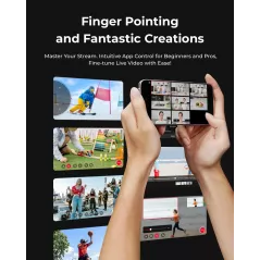 OBSBOT Tail Air NDI 4K Caméra AI PTZ Streaming & Contrôle Gestuel