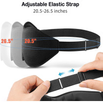 LitBear 3D Sleep Mask for Side Sleepers – Soft, Light Blocking & Adjustable