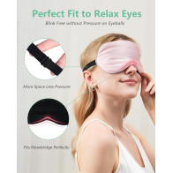 Masque de Nuit en Soie Véritable Mulberry BeeVines - Lot 2