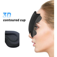 Sleep Eye Mask for Side Sleepers | 3D Contoured Blackout Blindfold