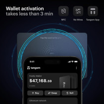 TANGEM Wallet Pack 2 - Portefeuille Crypto Sécurisé 100% Offline