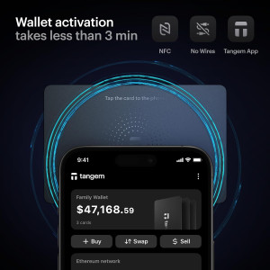 TANGEM Wallet Pack of 2 – Secure Offline Crypto Cold Storage Wallets