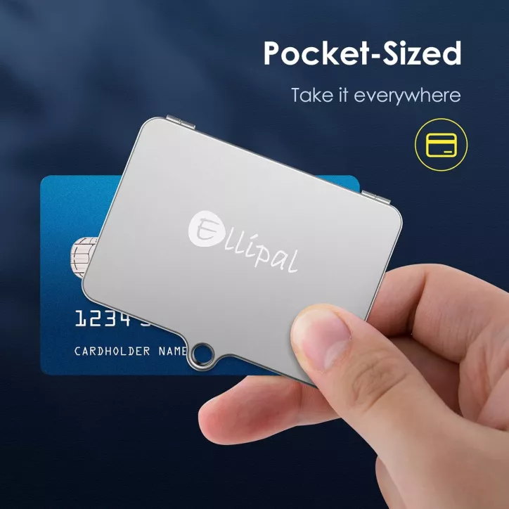 ELLIPAL Coffret Sécurisé en Acier Inoxydable 316 pour Phrase de Sauvegarde Crypto 24 Mots, Compatible BIP39