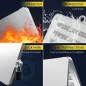 ELLIPAL Coffret Sécurisé en Acier Inoxydable 316 pour Phrase de Sauvegarde Crypto 24 Mots, Compatible BIP39