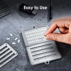 ELLIPAL Coffret Securisé 24 Mots en Acier Inoxydable 316