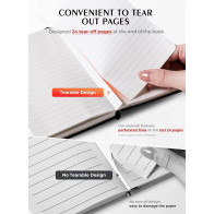 AISBUGUR 2-Pack Pocket Notebooks, 320 Pages, 3.7 x 5.7, Black