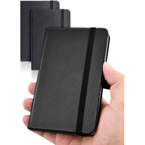 Carnet de poche AISBUGUR 2-Pack, 320 pages, 3.7x5.7 Noir
