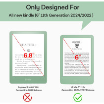 CoBak 2 Pack Matte Tempered Glass Screen Protector for 6 Kindle & Kobo