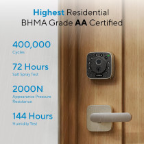 ULTRALOQ Bolt Smart Lock: WiFi, Fingerprint, Siri, Alexa, Keyless Entry