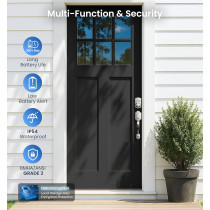 Veise Fingerprint Door Lock – Keyless, Auto Lock, Biometric Deadbolt