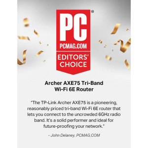 TP-Link AXE5400 WiFi 6E Router | 2025 PCMag Editor's Choice