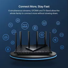 Routeur TP-Link AXE5400 WiFi 6E Tri-Bande - Gaming & Streaming