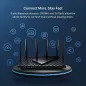 Routeur TP-Link Archer AXE75 WiFi 6E Tri-Bande 5400 Mbps, 6GHz, OneMesh, VPN, WPA3, CPU Quad-Core