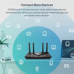 Routeur Wi-Fi 6 TP-Link Archer AX55 Dual-Band AX3000 sécurisé