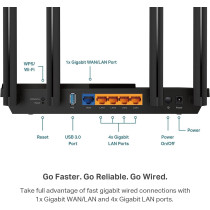 TP-Link Archer AX55 AX3000 Wi-Fi 6 Router | Gigabit, VPN, HomeShield