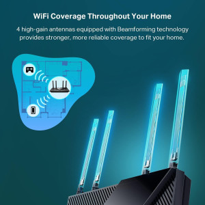 TP-Link Archer AX55 AX3000 Wi-Fi 6 Router | Gigabit, VPN, HomeShield