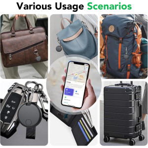 Air Tracker Tags 4-Pack: Smart Bluetooth Finder for Apple Find My App