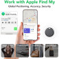 Air Tracker Tags 4-Pack: Smart Bluetooth Item Finder for Apple Find My (iOS Only) – Keys, Luggage Locator