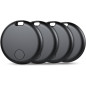 Air Tracker Tags 4-Pack : Localisateur Bluetooth Intelligent compatible Apple Find My, pour clés, bagages, sacs