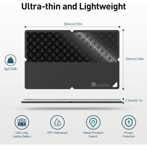 2025 Apple MFi Bluetooth Tracker for iPhone | Long Battery GPS Finder