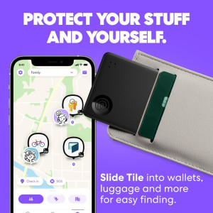 Tile by Life360 Slim - Bluetooth Tracker & Wallet Finder for Phones