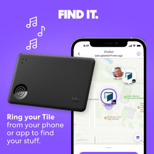 Tile by Life360 Slim - Localisateur Bluetooth pour bagages