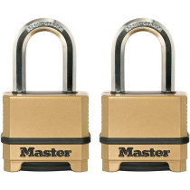 Cadenas Master Lock Gold Résistant Intempéries, 2 Packs