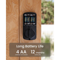 DESLOC Smart Door Lock B200 – Keyless, Fingerprint & App Control