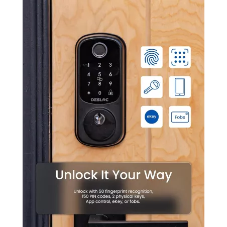 DESLOC B200 : Serrure Intelligente Fingerprint Sans Clé