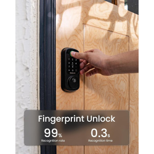 DESLOC Smart Door Lock B200 – Keyless, Fingerprint & App Control