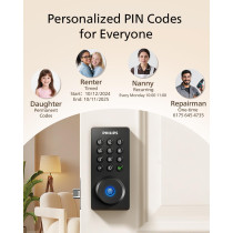 Serrure Connectée Philips Wi-Fi - Entrée Sans Clé & Alexa