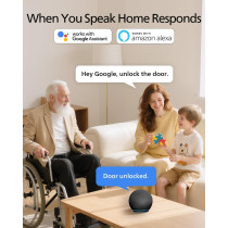 Serrure Connectée Philips Wi-Fi - Entrée Sans Clé & Alexa