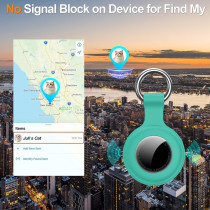 4Pack Airtag Holder Case with Keychain - Waterproof, Shockproof GPS Cover