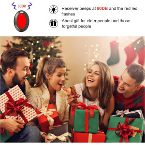 Reyke Key Finder : Localisateur RF 131ft, 4 Récepteurs, 80dB+