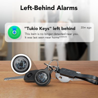 2025 Apple MFi Certified Air Tracker Tags 4-Pack – Bluetooth Key Finder
