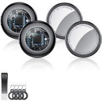 2025 Apple MFi Certified Air Tracker Tags 4-Pack – Bluetooth Key Finder